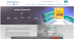 Desktop Screenshot of jksurgical.pl